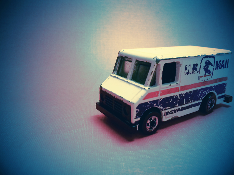 Illustration for article titled Vintage Hot Wheels: US Postal Van (1976) and Chevy Truck
